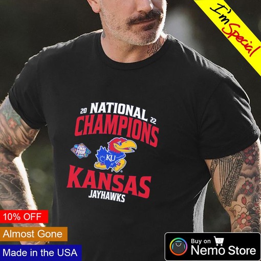 2022 National Champions Kansas Jayhawks Shirt - NCAA Shirts for Men and Women - Image 4