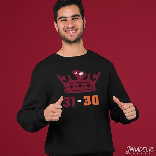 2022 South Carolina Gamecocks Palmetto Bowl Win Sweatshirt | USC Championship Gear