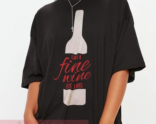 30th Birthday Gift Tee - Like a Fine Wine Vintage T-Shirt - Movie Shirts for Women - Image 2