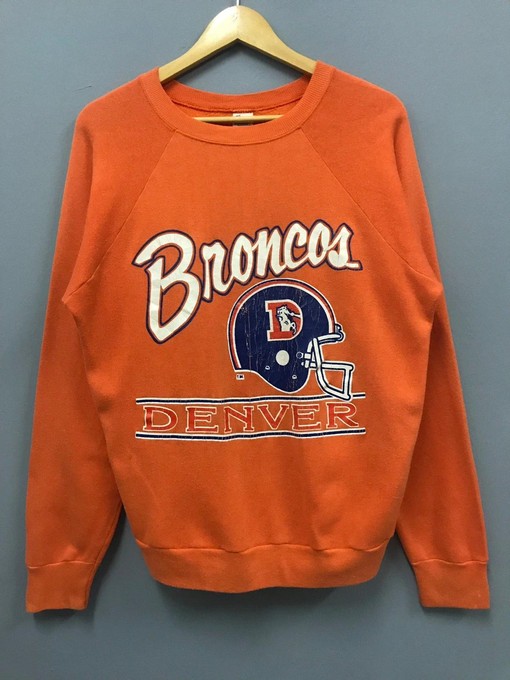 80s Champion NCAA Denver Broncos Vintage Style Sweatshirt T-shirt, Football Gifts for Fans