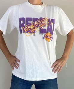 80s LA Lakers Repeat Champion Graphic T-Shirt Sweatshirt Pullover Hoodie Gift For Fans