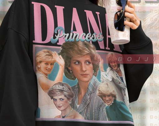 80s Princess Diana Sweatshirt for Women - Fan Sweater with British Royalty Quote - Image 4