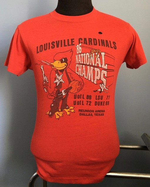 80s Vintage Louisville Cardinals Basketball Lsu Tigers Duke Blue Devils - Image 2