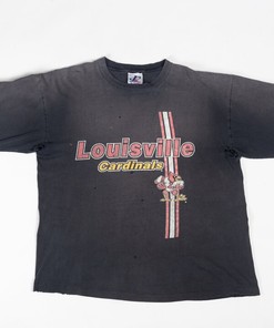 80s Vintage Louisville Cardinals College Football Graphic Sweatshirt