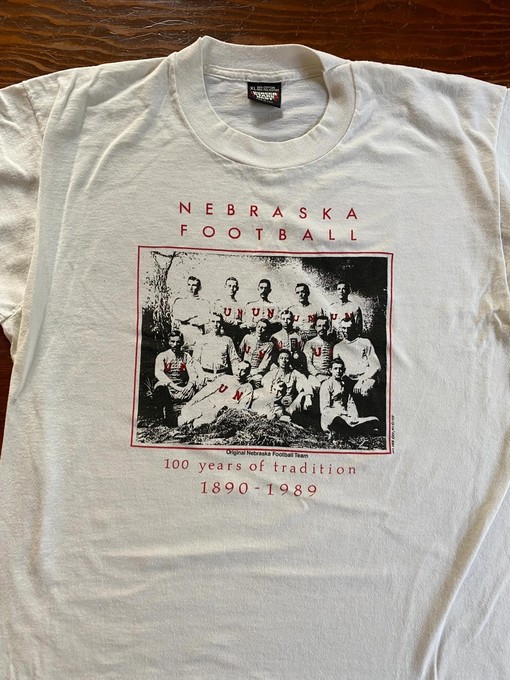 89 Nebraska Football Anniversary Shirt - NCAA Vintage Style Full-Size Hoodie & Sweatshirt - Image 2