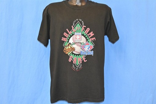 90S Battle Of The Birds Baltimore Orioles Vs. Toronto Blue Jays T-Shirt - Large - Hall Of Fame MLB Baseball Game