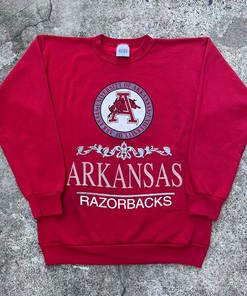 90s Arkansas Razorbacks Sweatshirt, Hoodie, Shirt - Full Size Razorbacks Football Apparel
