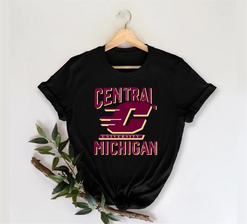 90s Central Michigan University CMU Sweatshirt Hoodie Shirt, Retro CMU Apparel with College Shirts for Women - Image 4