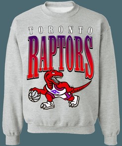 90's Dino Retro NBA Vintage Sweatshirt Hoodie Shirt for Toronto Raptors Fans