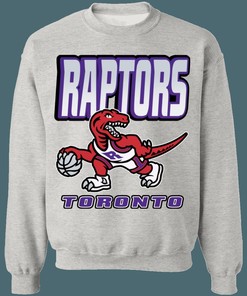 90's Dino Vintage NBA Sweatshirt Hoodie Shirt for Toronto Raptors Fans