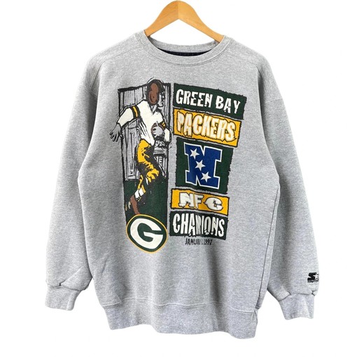 90s Green Bay Packers Starter Vintage Sweatshirt T-shirt - Ideal Gift for American University T Shirt & NFL Fans