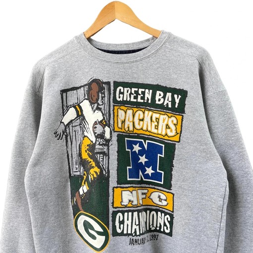 90s Green Bay Packers Starter Vintage Sweatshirt T-shirt - Ideal Gift for American University T Shirt & NFL Fans - Image 2