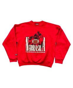 90s Jansport Nebraska Cornhuskers Football Sweatshirt & Tee - American Football Sports Gifts
