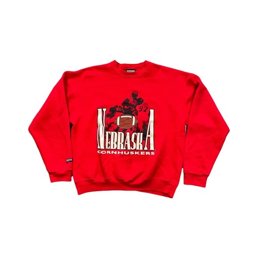 90s Jansport Nebraska Cornhuskers Football Sweatshirt & Tee - American Football Sports Gifts
