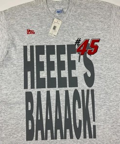 90s Michael Jordan "He's Back" BNA Sweatshirt Pullover Hoodie Gift For Fans