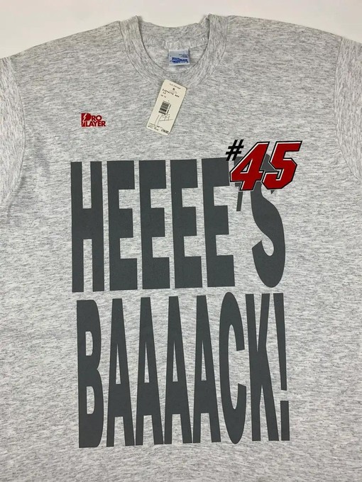 90s Michael Jordan "He's Back" BNA Sweatshirt Pullover Hoodie Gift For Fans