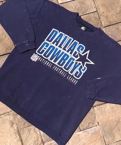 90s NFL Dallas Cowboys Football Starter Vintage Sweatshirt T-shirt - Ideal Gift for College Shirts & NFL Fans