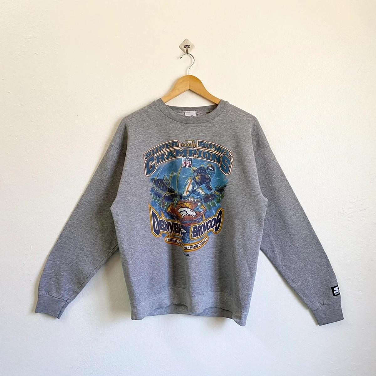 90s NFL Denver Broncos Vintage Style Sweatshirt T-shirt for Football Fans