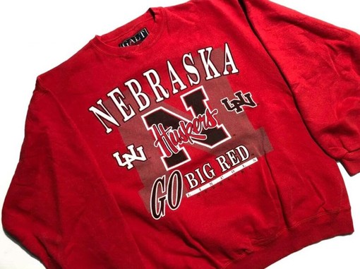 90s Nebraska Huskers Sweatshirt & Shirt - Retro NCAA Style for Fans