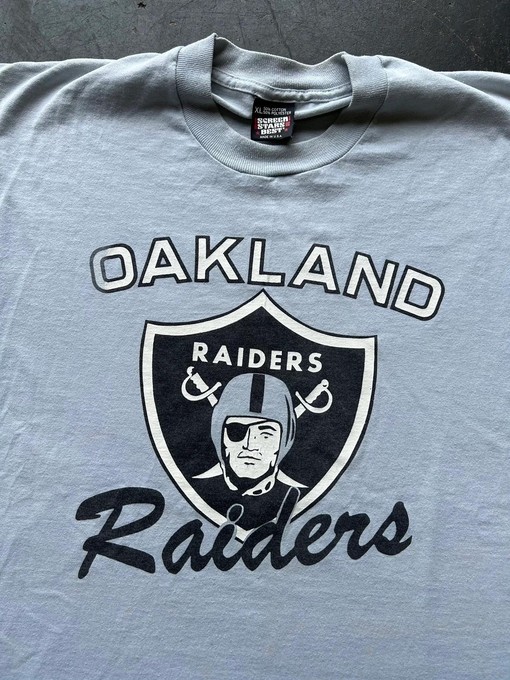 90s Oakland Raiders NFL Vintage Sweatshirt T-shirt - Ideal Gift for College Shirts & NFL Fans - Image 2