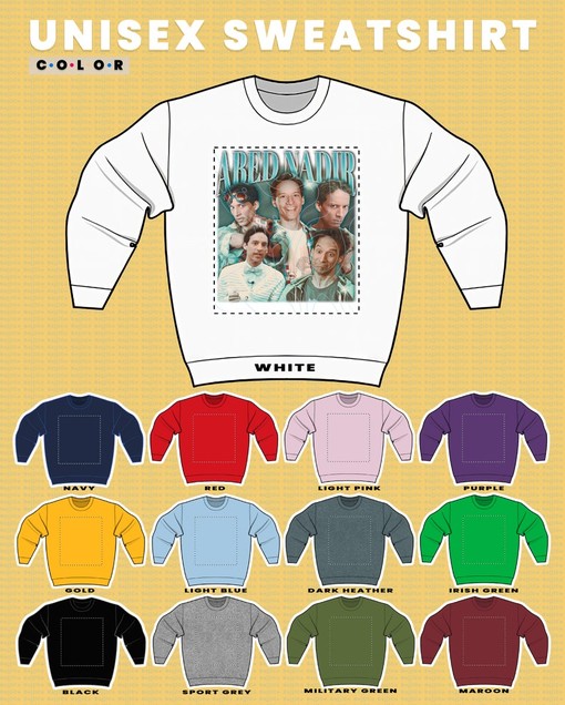 90s Retro Abed Sweatshirt, Vintage Shirt for Community Fans, Troy and Abed in the Morning Tee - Image 3