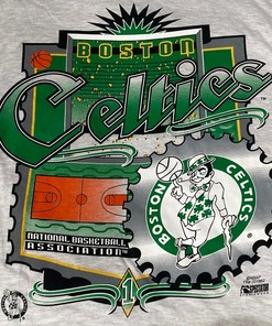 90s Vintage Boston Celtics Shirt, NBA Tee Sweatshirt Hoodie, Deadstock w/Tags - Unisex NBA Memorabilia