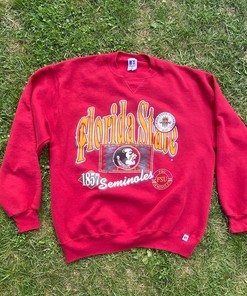 90s Vintage Florida State University Seminoles Crewneck Sweatshirt - T shirt, Hoodie - Perfect Gifts for Fans