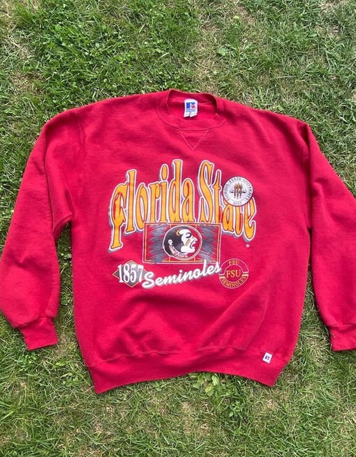 90s Vintage Florida State University Seminoles Crewneck Sweatshirt - T shirt, Hoodie - Perfect Gifts for Fans