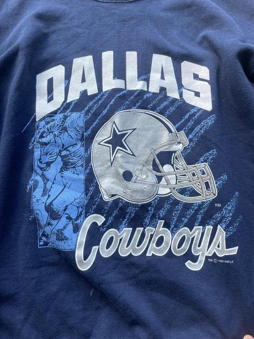 91 NFL Dallas Cowboys Sweatshirt T-shirt - Vintage Style NFL Football Teams Gifts for Fans - Image 2