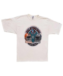 99 Browns Vs. Cowboys Logo Athletic Sweatshirt T-shirt - Vintage Style Perfect Gift for Football Fans with NCAA Shirts