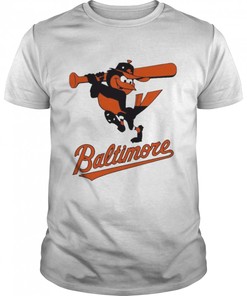 A League Of Their Own Baltimore Orioles O'S Retro NCAA Baseball T-Shirt