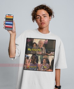 A PC Meme Tees for Video Game and Possums Lovers Unite - Funny Movie Shirts with Opossums Meme and Tanuki Raccoon