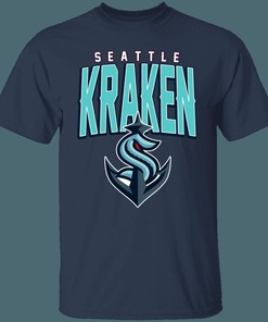 ANCHOR Seattle Kraken Retro NHL T-Shirt Sweatshirt Hoodie