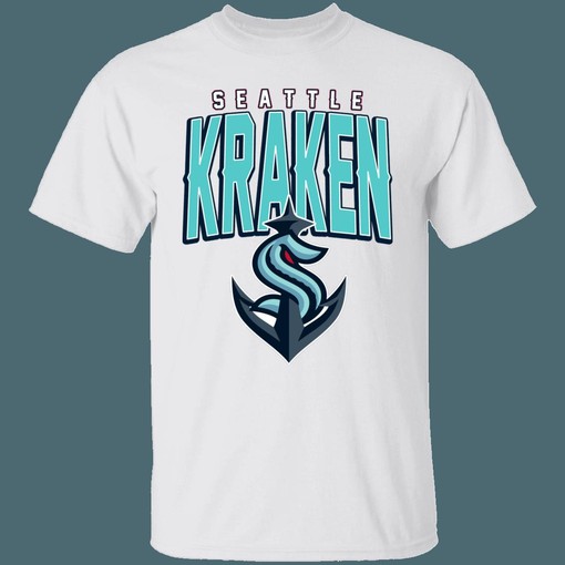 ANCHOR Seattle Kraken Retro NHL T-Shirt Sweatshirt Hoodie - Image 2