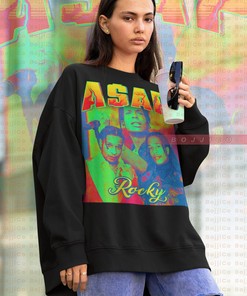 ASAP ROCKY Tribute Sweatshirt - Movie Shirts for Boys Who Are Fans of Asap Rocky