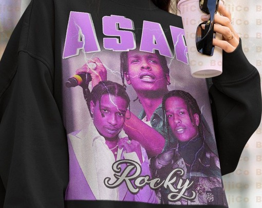 ASAP ROCKY Vintage Sweater - Funny Movie Shirts for Hip-Hop Fans - Image 4
