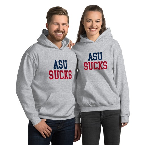 ASU Sucks Arizona Rivalry Hoodie Sweatshirt - Perfect for Rivalry Enthusiasts - Image 2