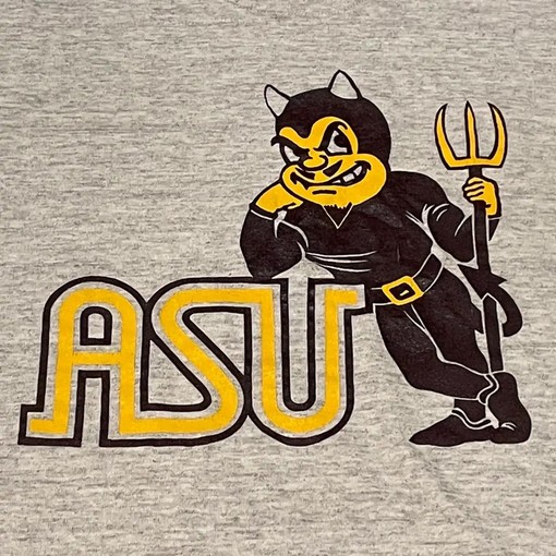 ASU Sun Devils NCAA Prosport Sweatshirt Hoodie Football Game Day T-Shirt Lover - Vintage Style 90s - Image 2