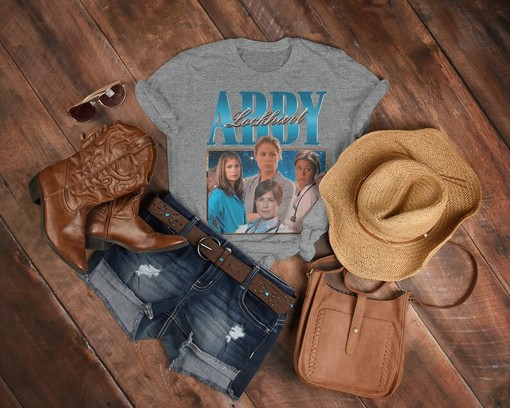 Abby Lockhart Vintage Shirt, Homage to Abigail Marjorie Lockhart Tees with Retro 90s Style T-Shirt - Image 3