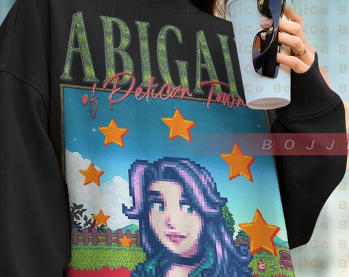Abigail Sweatshirt - STARDW VALLY Fan Gift Featuring Food Spirit, Farming Harvst Moon Rpg Video Game - Image 4