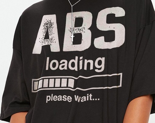 Abs Loading Please Wait Unisex Tees, Inspirational Quotes with Ladies Active Wear and Fitness Gym Quotes Tee - Image 2