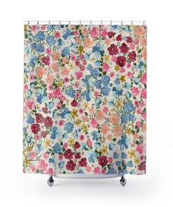 Abstract Art Modern Print Retro Shower Curtain: Unique Housewarming Gift Idea