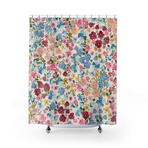 Abstract Art Modern Print Retro Shower Curtain: Unique Housewarming Gift Idea