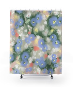 Abstract Art Print Shower Curtain for a Modern and Chic Bathroom Decor
