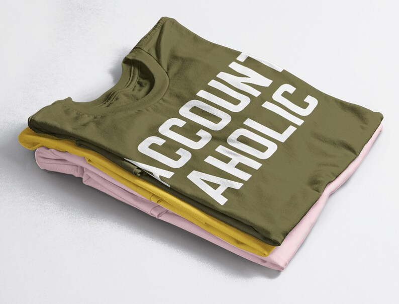 Account-aholic Unisex Tees for Accounting Teacher with Being An Accounting Quote, Teacher Shirt and Accounting Gift - Image 4
