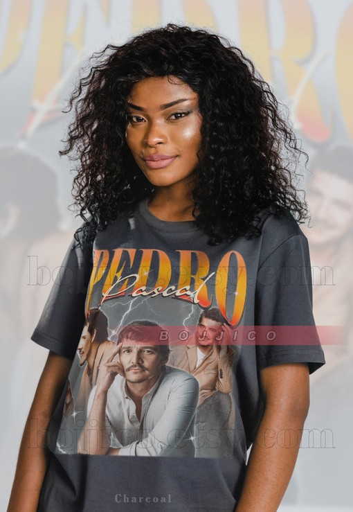 Actor Pedro Pascal Tee: Retro Movie T-Shirt for Fans of The Mandalorian