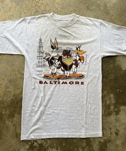 Add This Vintage 1997 Baltimore Orioles Looney Tunes T-Shirt to Your Collection, Retro NCAA Shirts