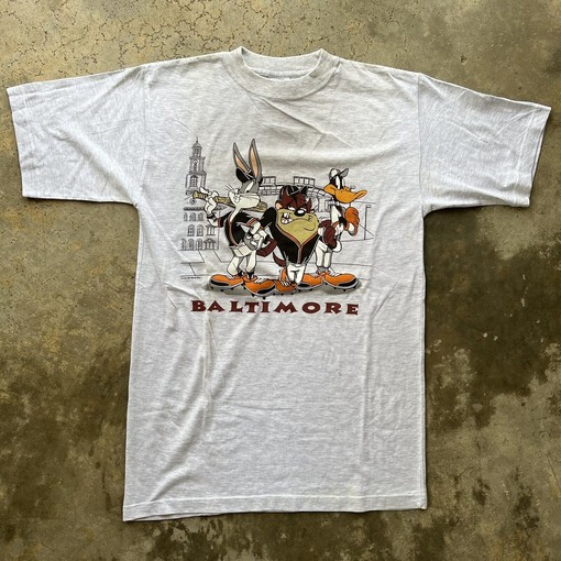 Add This Vintage 1997 Baltimore Orioles Looney Tunes T-Shirt to Your Collection, Retro NCAA Shirts