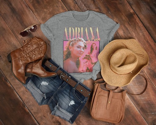 Adriana La Cerva Homage Vintage Tshirt with Made Man Mafia Wise Guy American Crime Series Quote, Retro 90s Style T-Shirt - Image 3