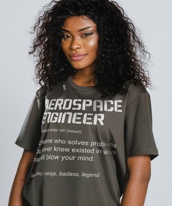 Aerospace Engineering Tee, Unisex Noun T-Shirt, Gift for Aerospace Engineers